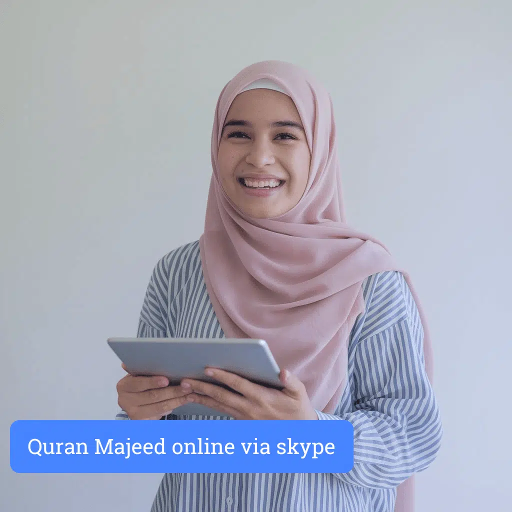 Quran Majeed online via skype