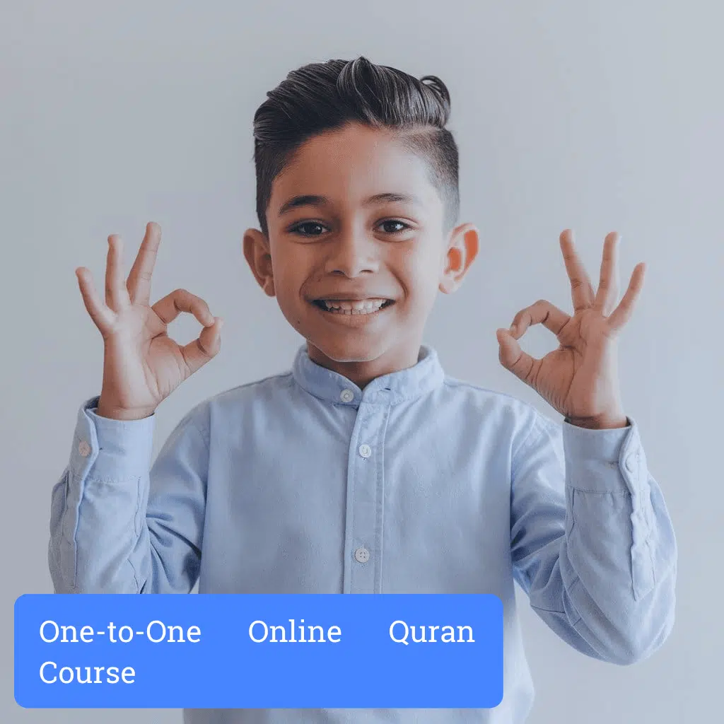 boy learning quran through one-to-one online lessons