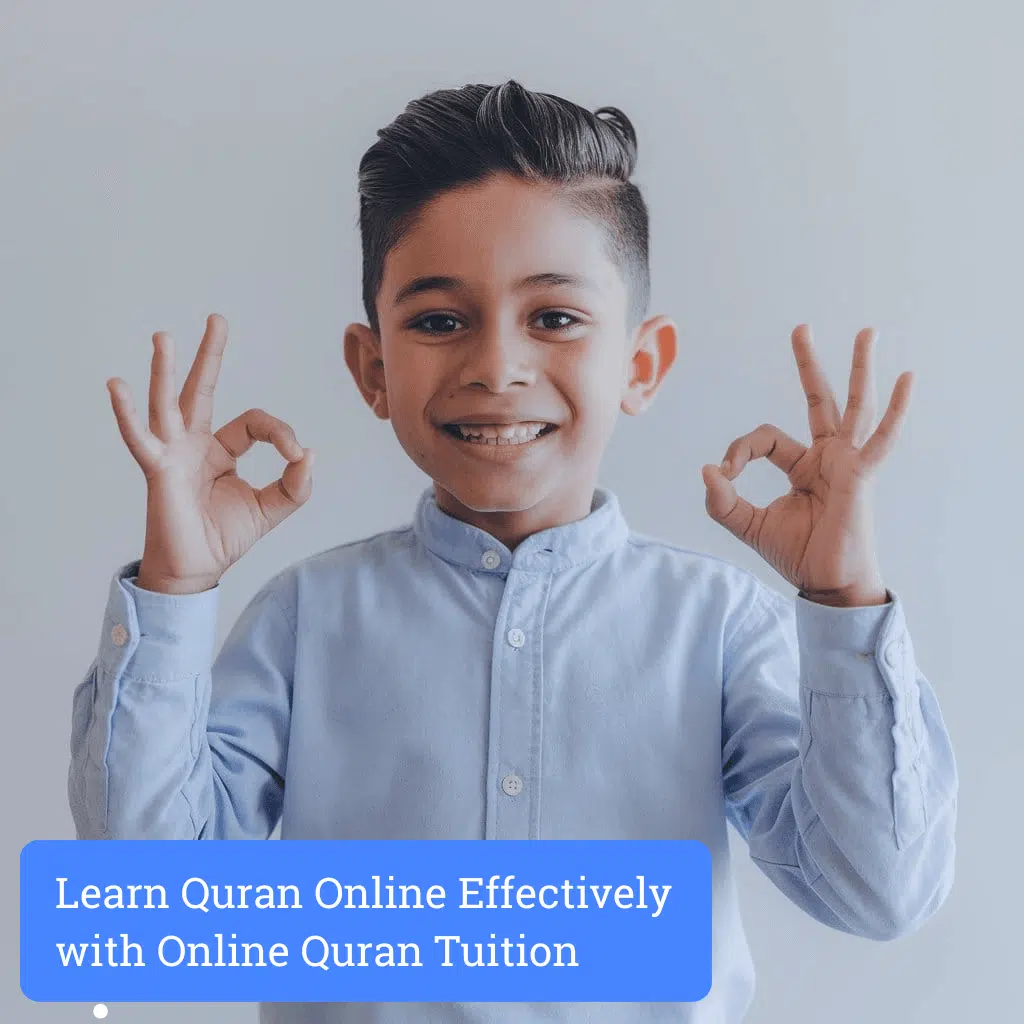 boy studying quran online with effective techniques